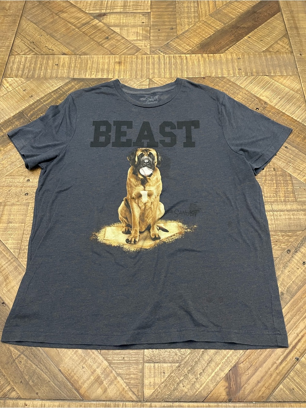 The Sandlot "The Beast" Hercules Graphic T-Shirt Gray Mens Movie Merch